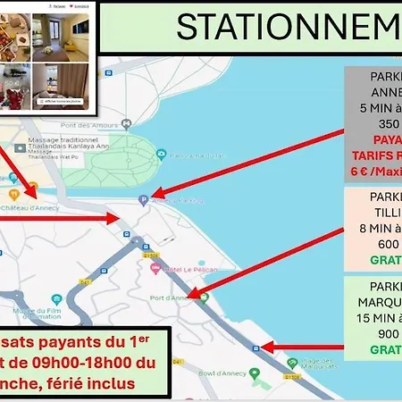 Au Faubourg -old - & Canal 1 Min * Annecy